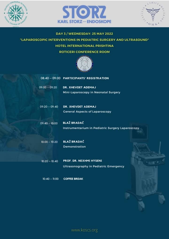 Kolegji i Kirurgëve të Kosovës ka mbajtur ditën e tretë të Javës së Punëtorisë