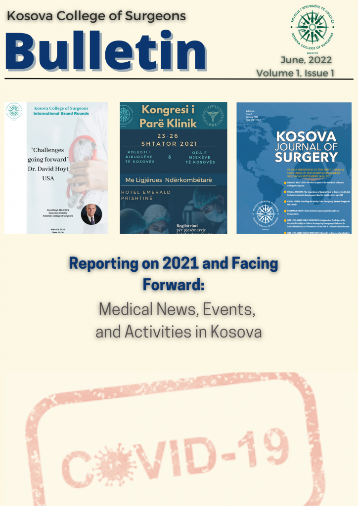 The First Bulletin of the Kosova College of Surgeons