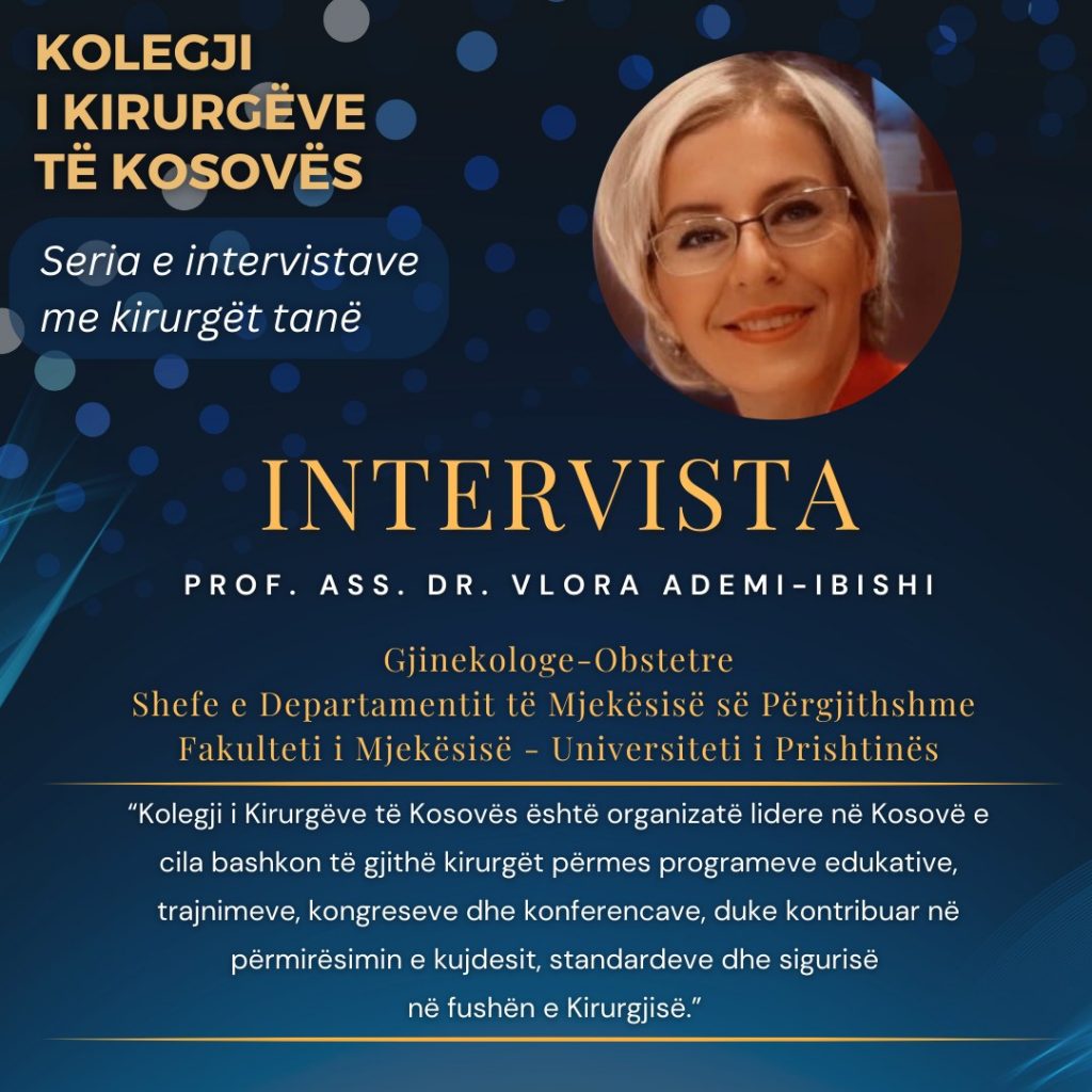 Intervistë me Prof. Ass. Dr. Vlora Ibishi